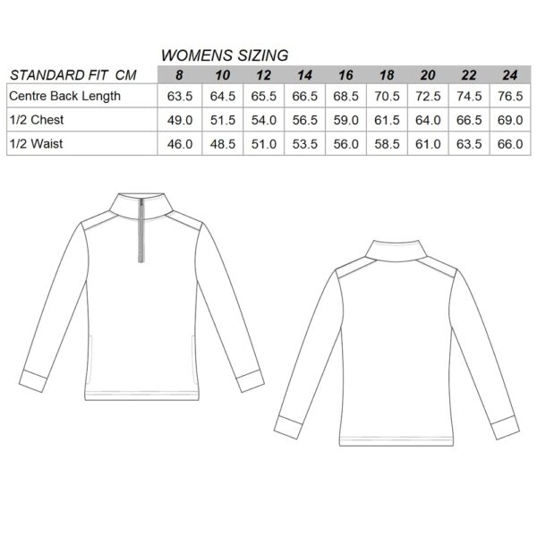 LADIES TICA QUARTER ZIP JUMPER - Image 2