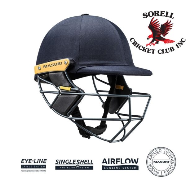 TLINE STEEL SENIOR MASURI CUSTOM HELMET - SORELL CRICKET CLUB